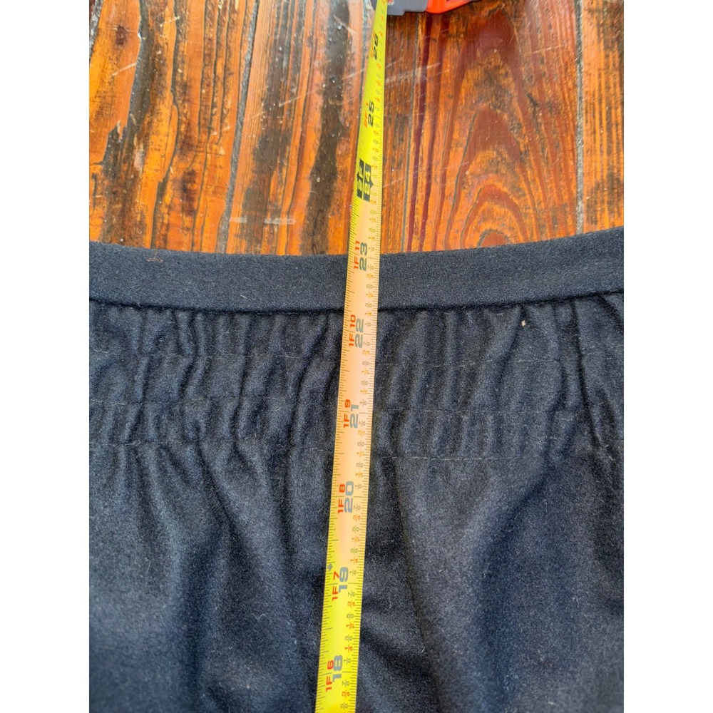 Vtg Romeo Gigli Wool Black Tiered Gathered Structured Skirt 40 Italian Designer - Picture 10 of 11